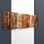 Rustic Oak Triptych Wall Art 3D model small image 2