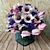 Pretty in Pink Flower Bouquet 3D model small image 1