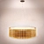 Elegant Wood and Plastic Chandelier 3D model small image 1