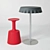 Sleek SlideDesign Drink Stool 3D model small image 2