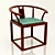 Contemporary Classic Dining Chair 3D model small image 1