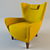 Elegant Elsa Chair by Sits 3D model small image 1