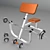 Scotta Biceps Bench 3D model small image 1