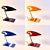 Modern Ptero Lamp: Innovative Design 3D model small image 2