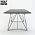 Modern Dining Table: ROLF BENZ CO-SINUS 3 3D model small image 2