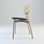 Minimalist Modern Nonoto Chair 3D model small image 2