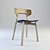 Minimalist Modern Nonoto Chair 3D model small image 3