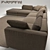 Elegant Flexform Sofa: Beauty & Comfort 3D model small image 1