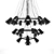 Elegant Crystal Chandelier 3D model small image 1