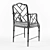 Eichholtz Infinity Armchair: Timeless Elegance 3D model small image 3