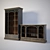 Luxury Sherrill Bookcase: Elegant and Functional 3D model small image 1