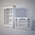 Luxury Sherrill Bookcase: Elegant and Functional 3D model small image 2