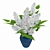 Ethereal White Lilac Bouquet 3D model small image 1