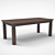 Elegant Wooden Table 3D model small image 1