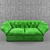 Timeless Bohemian Sofa 3D model small image 2