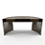 Sleek Writing Desk in Capital Collection 3D model small image 3