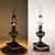 Vintage Kerosene Lamp - Classic Illumination 3D model small image 1