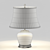 Elegant Chinese Porcelain Lamp 3D model small image 2