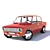 Vintage Soviet Sedan: VAZ-2101 3D model small image 1