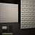 Elegant 3D Dimple Wall Panels 3D model small image 1