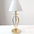 Classic Triangle Table Lamp 3D model small image 1