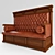 Restored Renaissance Sofa: 19-20th Century 3D model small image 1