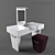 Elegant Vanity Set - Art.4676 TL & Art.4678 PNA 3D model small image 1
