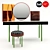 Chandlo BD Barcelona Dressing Table 3D model small image 1