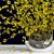  Vibrant Forsythia Bouquet in Glass Vase 3D model small image 2