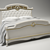 Italian Classic Bed 3D model small image 1