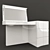 Elegant White Vanity Table: ARMONIA NIGHT 3D model small image 2