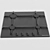 Zigmund & Shtain GN 116 1B Gas Cooktop 3D model small image 1