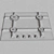 Zigmund & Shtain GN 116 1B Gas Cooktop 3D model small image 2