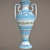 Elegant Glass Vase 3D model small image 1