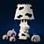 Glowing Wonders: Fun Kids Lamps 3D model small image 2