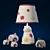 Glowing Wonders: Fun Kids Lamps 3D model small image 3