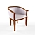 SAR A10 Armchair: Sleek, Modern Design 3D model small image 1