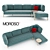 Cozy Elegance: MOROSO Love Me Tender 3D model small image 1
