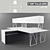 Modern Office Table 3D model small image 1