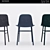 Sleek Steel Normann Form Chair 3D model small image 2