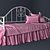 Silk Bed for Kids | Classic Style 3D model small image 2