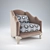 Elegant Cecilia Armchair by Bruno Zampa 3D model small image 1