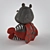 Cute Ladybird Plush 3D model small image 3
