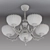 Elegant Reccagni Angelo Chandelier 3D model small image 2