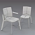 Elegant Rhombus Chair: Perfect for Modern Offices 3D model small image 2