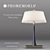 Touch-Controlled Redwood Table Lamp 3D model small image 1