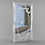 Sleek Sequoia: Visionnaire Door 3D model small image 1