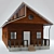 Rustic Wooden Home 3D model small image 1