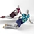 Versatile Reclining Female Mannequin 3D model small image 1