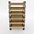 Vesta Bread Rack - Pine & Metal Frame 3D model small image 2